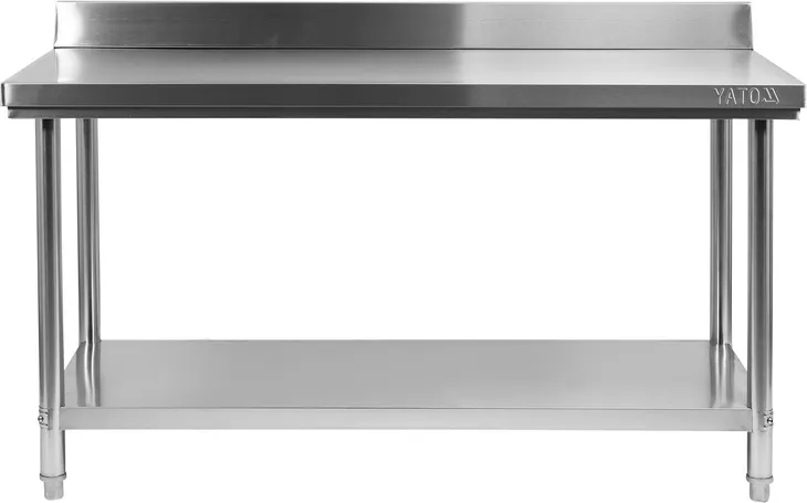 STÓŁ PRZYSTAWNY Yato Gastronomiczny 160x60 cm Składany z Półką Rantem