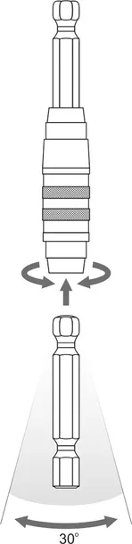 adapter-katowy-do-bitow-yato-1-4-cala-magnetyczny-obroty-prawo-lewo-liczba-elementow-pojedyncze