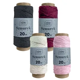 inter-druk-sznurek-bawelniany-na-szpulce-satin-gold-zestaw-4-kol-x-20-m