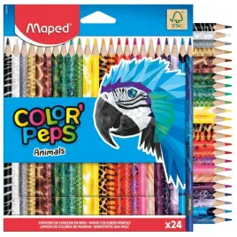 maped-kredki-trojkatne-colorpeps-animals-24-kolory