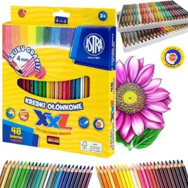 astra-kredki-olowkowe-szesciokatne-xxl-gruby-grafit-4mm-48-kolorow