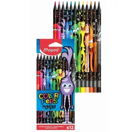 maped-kredki-trojkatne-colorpeps-monster-12-kolorow