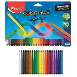 maped-kredki-grafitowe-infinity-bez-temperowania-24-kolory