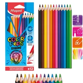 maped-kredki-trojkatne-colorpeps-strong-32mm-grafit-12-kolorow