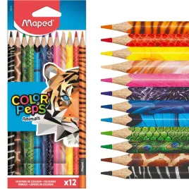 maped-kredki-trojkatne-colorpeps-animals-12-kolorow