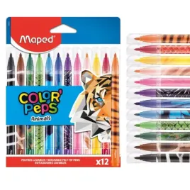 maped-pisaki-flamastry-colorpeps-animals-12-kolorow