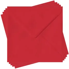 koperta-kwadrat-ozdobne-na-zaproszenia-slub-urodziny-czerwone-155x155-5-szt