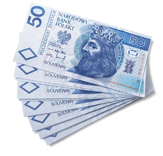 Plik banknotów do gry Pieniądze zabawkowe Kolekcjonerskie 50zł 100szt R008