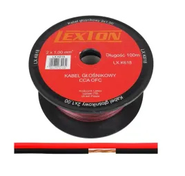 kabel-glosnikowy-lexton-2x1mm2-cca-czarno-czerwony-rolka-100m