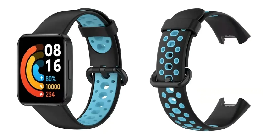 pasek-do-xiaomi-mi-watch-lite-perforowany-kolory-stan-nowy