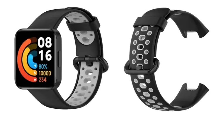 pasek-do-xiaomi-mi-watch-lite-perforowany-kolory-stan-nowy-kolor-khaki