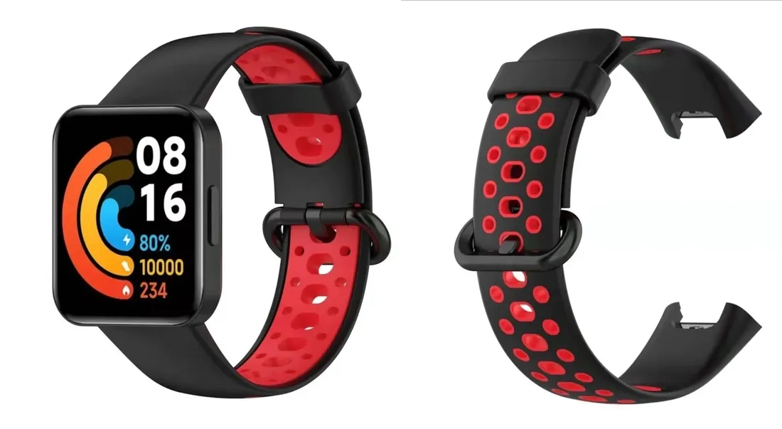 pasek-do-xiaomi-mi-watch-lite-perforowany-kolory-stan-nowy