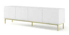 szafka-rtv-ravenna-c-200-cm-4d-bialy-mat-bialy-polysk-diament-z-rama