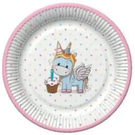 talerzyki-papierowe-jednorozec-unicorn-mix-18-cm-8-szt
