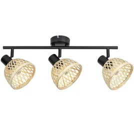 ruchome-reflektorki-rattan-3135-2-punktowa-lampa-natynkowa-brazowa