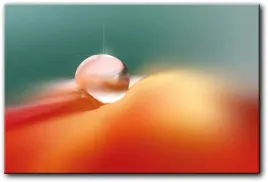 kropla-pomaranczowy-obraz-120x80-cm