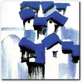 obraz-niebieskie-dachy-70x70-cm