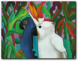 obraz-kolorowe-papugi-65x50-cm