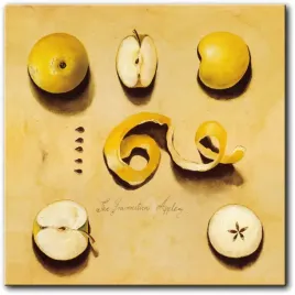 obraz-do-kuchni-zolte-jablka-50x50-cm