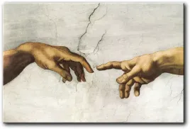 obraz-michal-aniol-stworzenie-adama-dlonie-120x80-cm