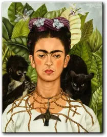 obraz-frida-kahlo-autoportret-z-cierniowym-naszyjnikiem-50x65-cm