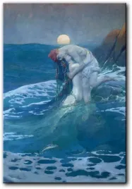 obraz-howard-pyle-syrena-82x120-cm