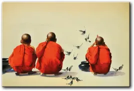 obraz-mali-tybetanscy-mnisi-120x80-cm