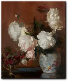 obraz-edmund-tarbell-bukiet-piwonii-58x70-cm