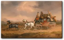 obraz-charles-cooper-henderson-pocztylion-na-drodze-98x60-cm