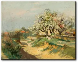 obraz-carl-ernst-morgenstern-pejzaz-z-kwitnacymi-jabloniami-83x65-cm