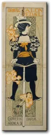 obraz-alexandre-de-riquer-i-ynglada-salon-pedal-40x114-cm
