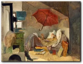 obraz-carl-spitzweg-biedny-poeta-119x90-cm