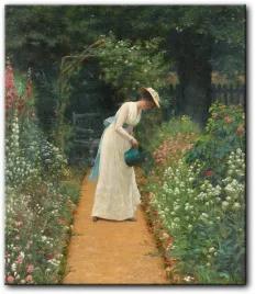 obraz-edmund-blair-leighton-kobieta-w-ogrodzie-60x70-cm