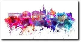 obraz-kolorowy-poznan-140x70-cm
