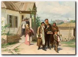 mikolaj-k-pimonienko-zydzi-niosa-rzeczy-nabyte-na-licytacji-85x61-cm