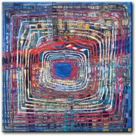 friedensreich-hundertwasser-abstrakcja-100x100-cm