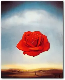 salvador-dali-rose-meditative-1958-73x90-cm