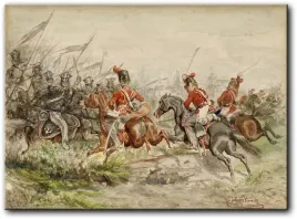 juliusz-kossak-polscy-zolnierze-w-walce-z-rosjanami-80x58-cm