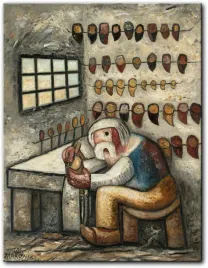 tadeusz-makowski-szewc-50x65-cm