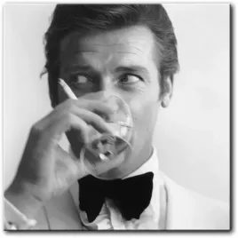 james-bond-roger-moore-obraz-90x90-cm