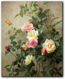 george-cochran-lambdin-roze-50x62-cm
