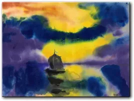 emil-nolde-morze-z-wieczornym-niebem-i-zaglowka-120x89-cm