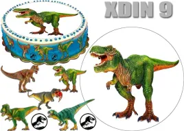 oplatek-dinozaur-okrag-na-gore-i-postacie-na-bok-tortu-xdin-9