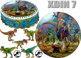 oplatek-dinozaur-okrag-na-gore-i-postacie-na-bok-tortu-xdin-7