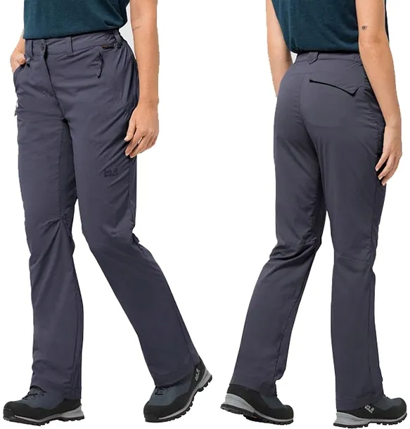 JACK WOLFSKIN ACTIVATE SPODNIE TREKKINGOWE TURYSTYCZNE GÓRSKIE DAMSKIE 42