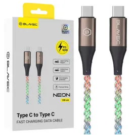 szybki-kabel-blavec-usb-typ-c-wielokolorowy-swiecacy-rgb-neon-pd-60w-3a-1m