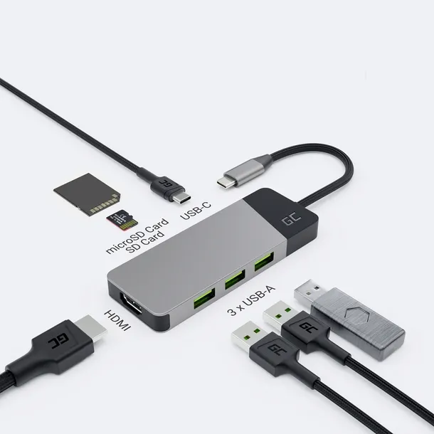 green-cell-hub-usb-c-adapter-gc-connect-7w1-dlugosc-75-m