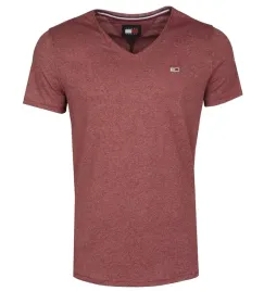 tommy-jeans-t-shirt-meski-slim-czerwony-melanz-s