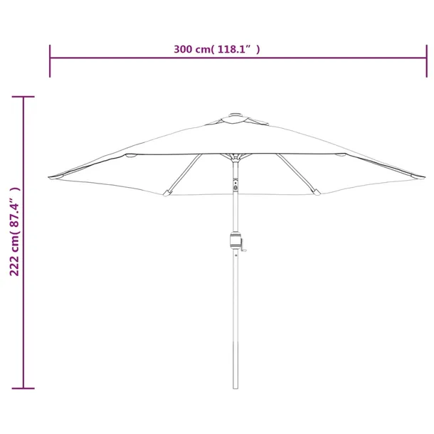 parasol-uv-antracyt-300x222-cm-stan-nowy-wysokosc-produktu-222-cm