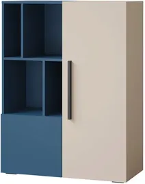 regal-mlodziezowy-90-cm-lumi-na-ksiazki-maly-2-drzwi-szafki-polki-zamkniety